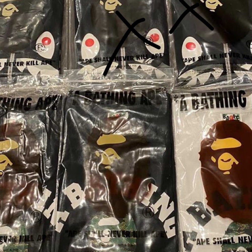 Bape short sleeves